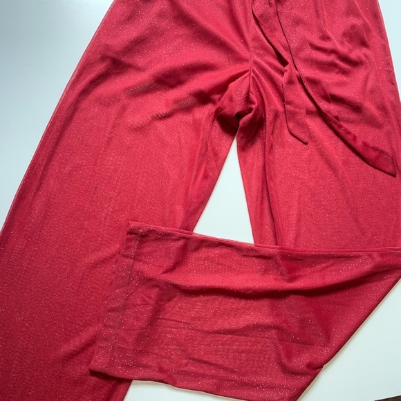 NWOT SWEET STORM Burgundy Jumpsuit - Picture 3 of 9